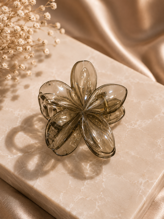 Golden Honey Bloom Claw Clip