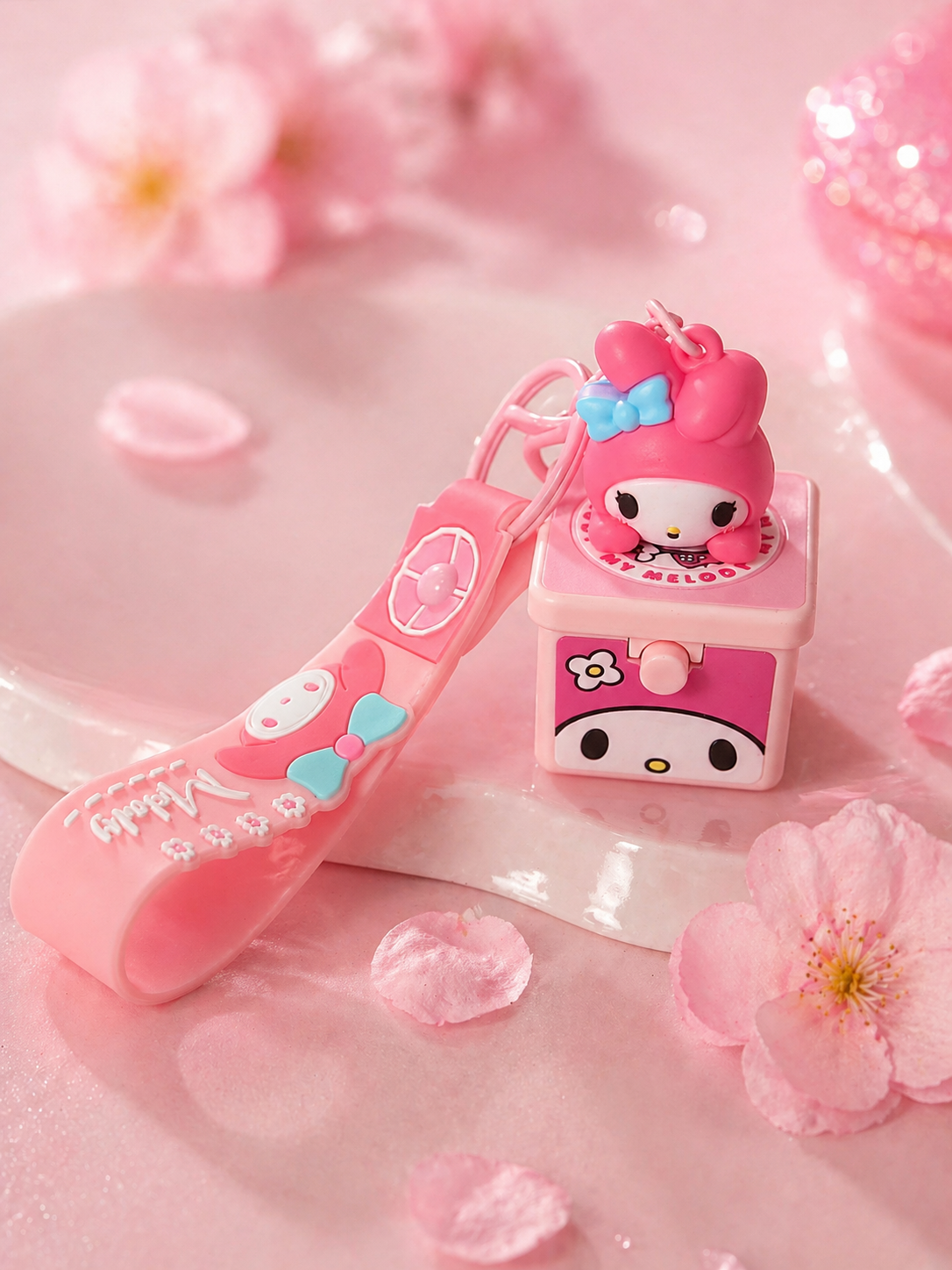 Kawaii Melody Charm Keychain