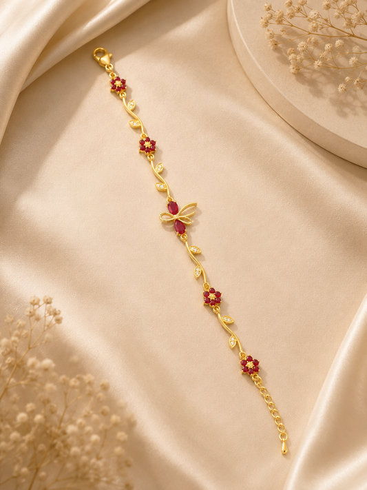 Scarlet Tulip Bracelet