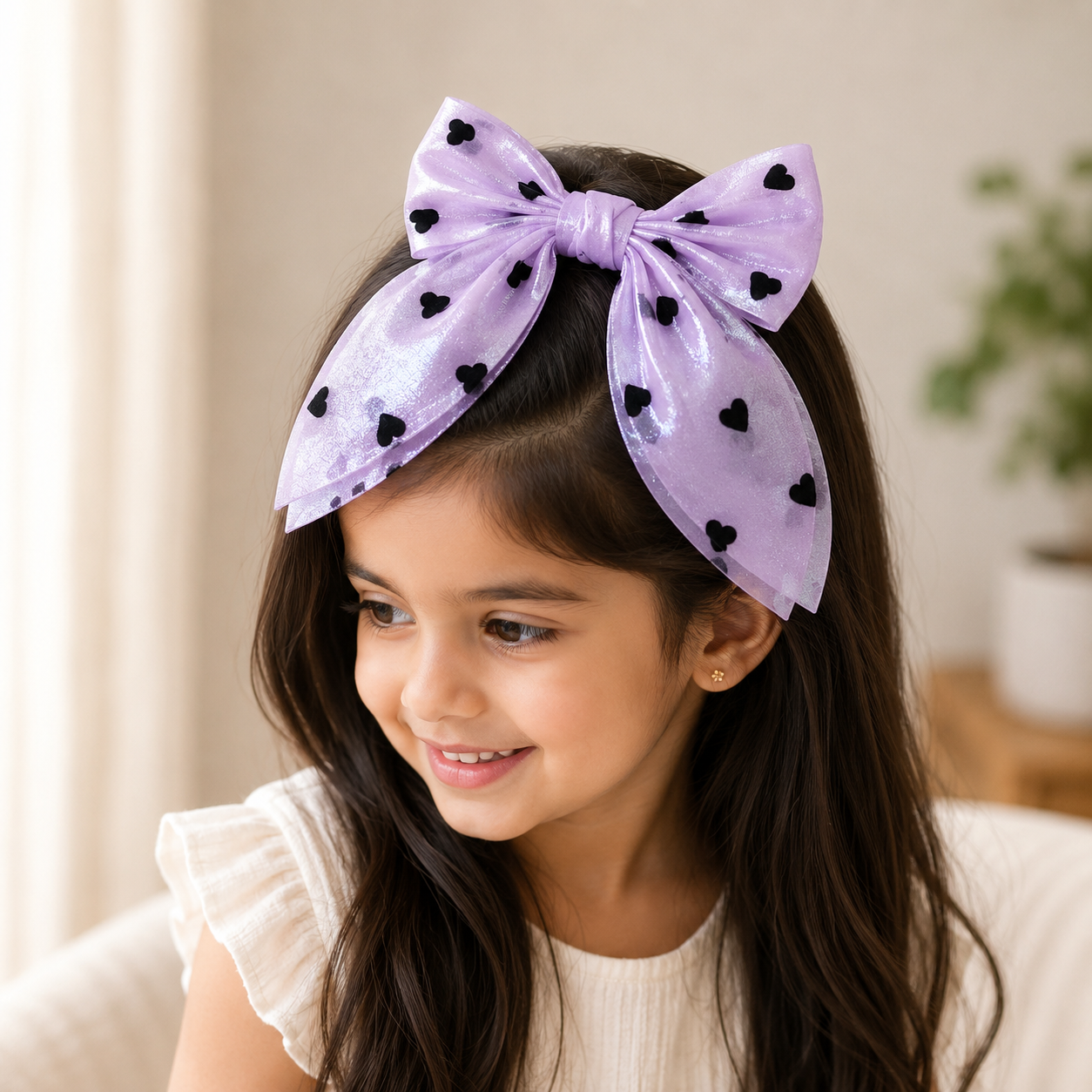 Fairy Heart Hair Bow