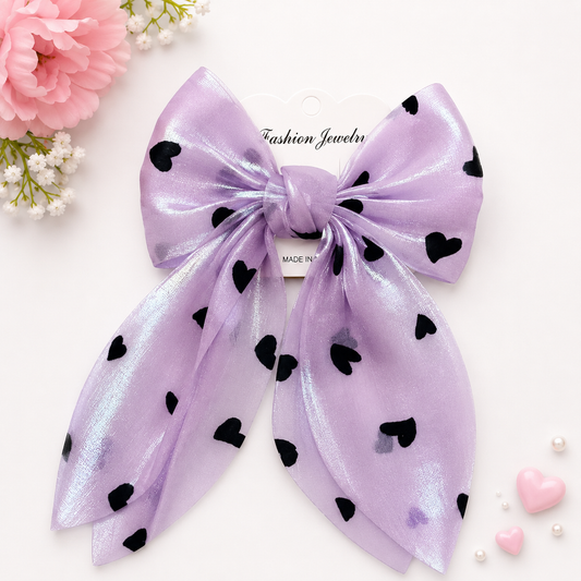 Fairy Heart Hair Bow