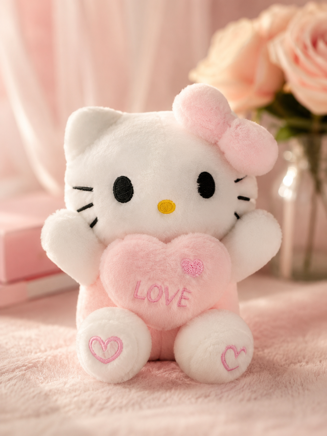 Hello Kitty Cuddle Heart Plush