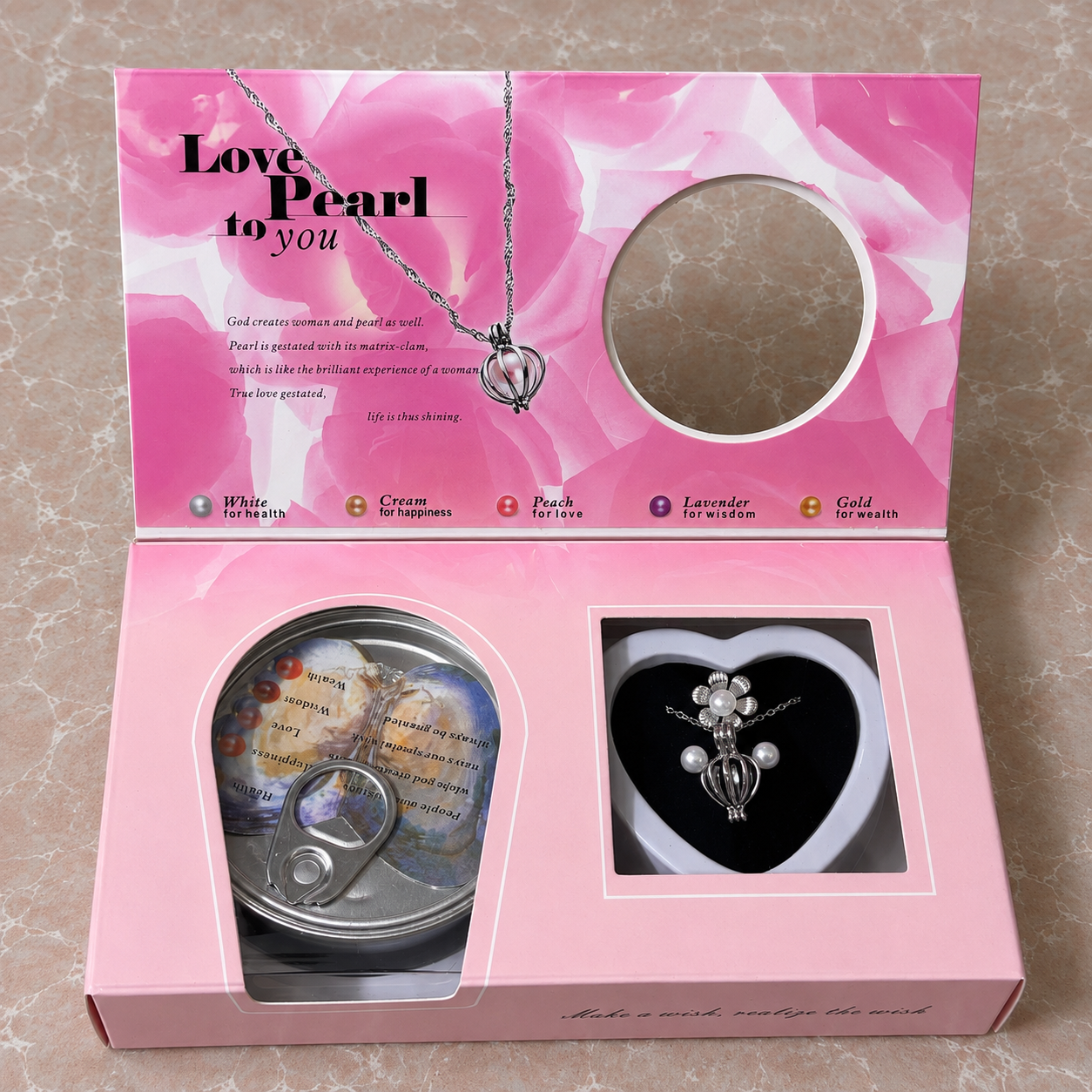 Blush Pearl Necklace Set